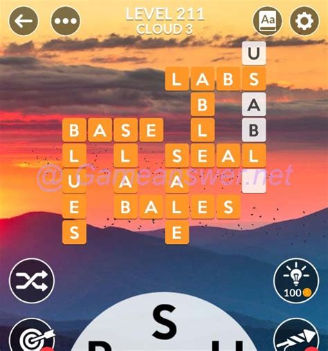 Wordscapes Level 211 Answers [ + Bonus Words ] .